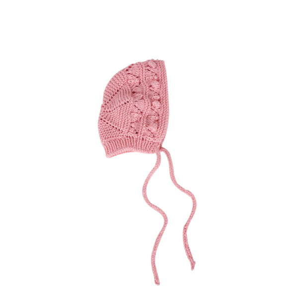El Örgüsü Organik Pamuk Bone - Pembe